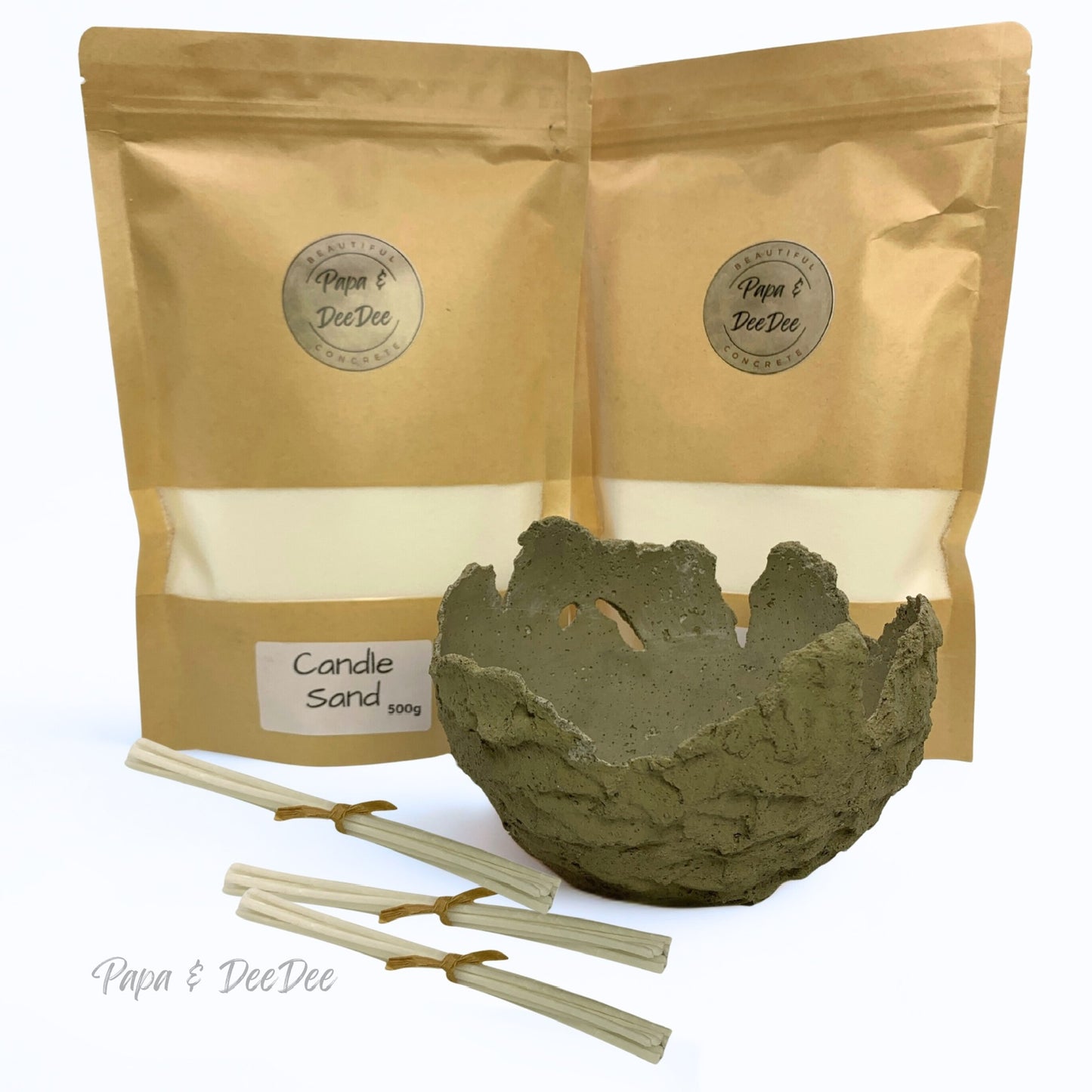 Hatchling Candle Sand Bundle | Small | Olive Green